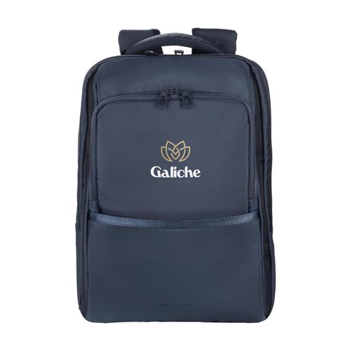 Tucano Lunar Business Backpack 15,6 inch met logo – DeBle duurzame laptoprugzak van gerecycled kunststof met gewatteerd laptopvak en ergonomisch rugpand voor bedrijven