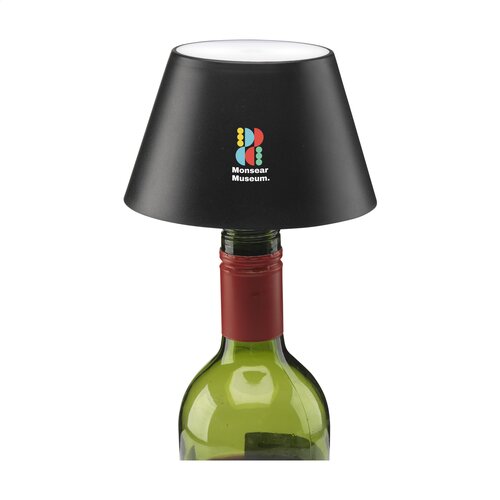 Wooosh RCS WineLight flessenlamp 262524 bedrukt met logo op wijnfles