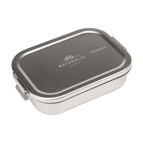 Brabantia Make & Take Lunchbox Medium 1,1 L - 2952, RVS lunchbox met luchtdichte kliksluiting en duurzaam design