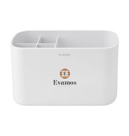 Brabantia Badkamer Caddy - 2966.10, kunststof badkamer organizer met 5 vakken en uitneembare inzet