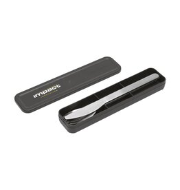 Brabantia Make & Take Bestekset - 2967.01, herbruikbare RVS bestekset met mes, vork en lepel in compact kunststof doosje