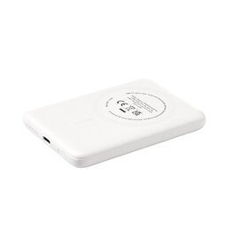 DéBlé Optima magnetische powerbank 261974 5.000 mAh van gerecycled ABS voor draadloos opladen