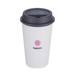 Circular&Co Recycled Now Cup 340 ml koffiebeker - W509, circulaire dubbelwandige herbruikbare beker van gerecyclede koffiebekers