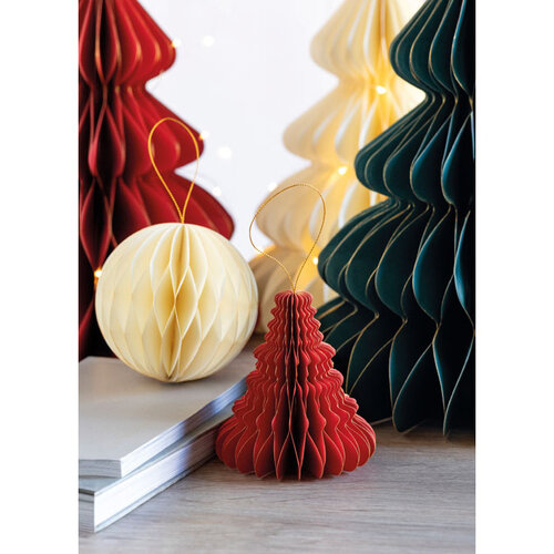 DéBlé Kerstboomhanger van papier CX1577) bedrukken met logo
