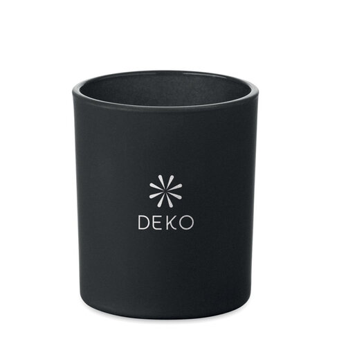 Plantaardige waskaars MO2708 bedrukken met logo DeBle