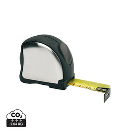 Stalen rolmaat 5 meter bedrukken met logo DeBle RVS meetlint NL BE