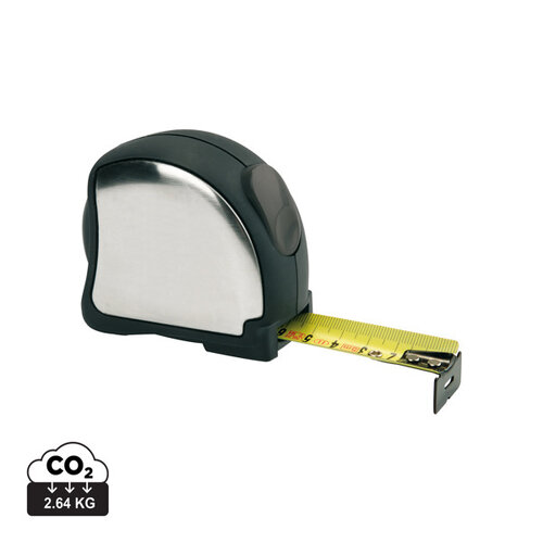 Stalen rolmaat 5 meter bedrukken met logo DeBle RVS meetlint NL BE