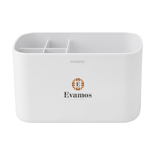 Brabantia Badkamer Caddy - 2966.10, kunststof badkamer organizer met 5 vakken en uitneembare inzet