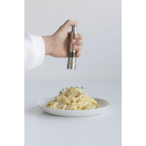 Brabantia Profile Zout- en Pepermolen - 2960.01, compacte RVS molenset met kunststof venster en recyclebaar design