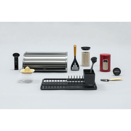 Brabantia Classic Kurkentrekker - 2958.98, kunststof kurkentrekker met draaigreep, capsulesnijder en non-stick spiraal