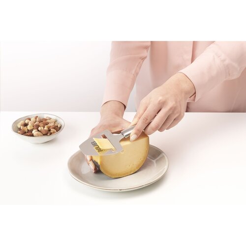 Brabantia Kaasschaaf - 2954.01, RVS kaasschaaf met ultrasoon gepolijst blad en comfortabel handvat