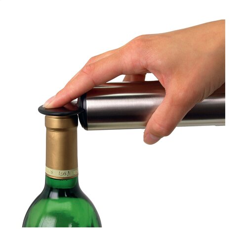 Brabantia Classic RVS Kurkentrekker - 2979, kurkentrekker van RVS en kunststof met draaigreep, capsulesnijder en non-stick spiraal