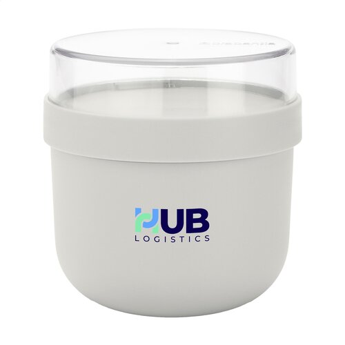 Brabantia Make & Take Yoghurtbeker - 2950, kunststof yoghurtbeker met twee compartimenten en lekvrij design