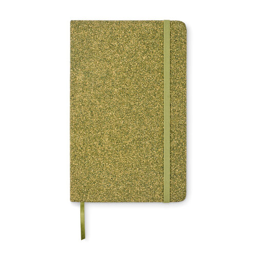DeBle A5 notitieboek MO2603 van theedrab en kurk bedrukken met logo