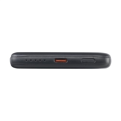 DéBlé Optima magnetische powerbank 261974 5.000 mAh van gerecycled ABS voor draadloos opladen