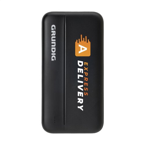DéBlé Grundig Powerbank 20000mAh – Externe batterij met logo bedrukken met logo
