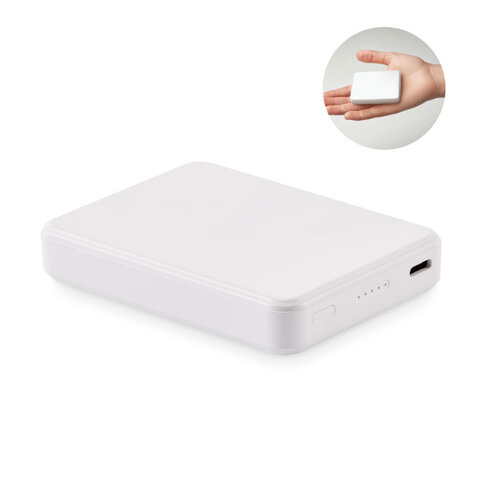 DeBle Powerbank 5000 mAh Gerecycled ABS MO2602 bedrukken met logo