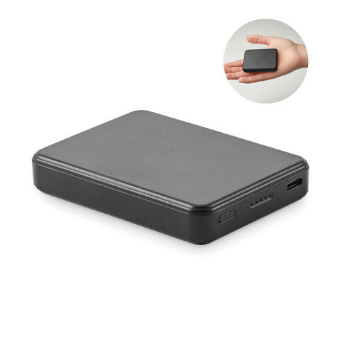 DeBle Powerbank 5000 mAh Gerecycled ABS MO2602 bedrukken met logo