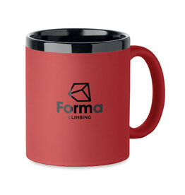 Ruby keramische mok 300 ml MO2719 met soft touch coating en gegraveerd logo