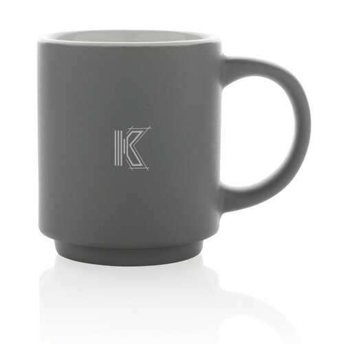 Stapelbare mok 180 ml P434.07 met logo bedrukken DeBle