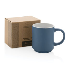 Stapelbare mok 180 ml P434.07 met logo bedrukken DeBle