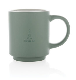 Stapelbare mok 180 ml P434.07 met logo bedrukken DeBle