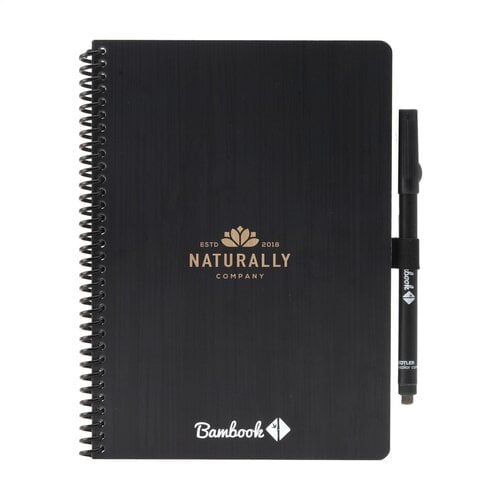 Bambook Classic Original A5 uitwisbaar notitieboek 262469 bedrukt met logo