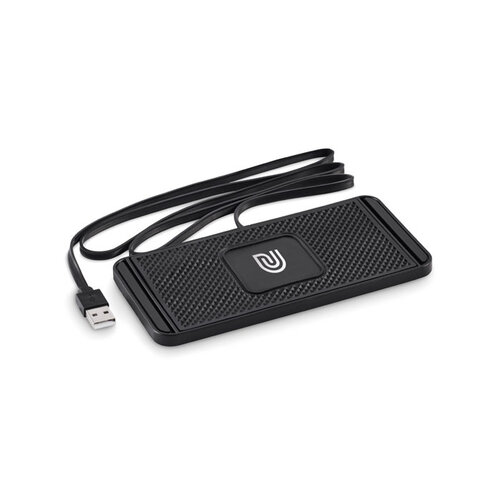 Draadloze auto oplaadmat 15W (MO2651) met logo