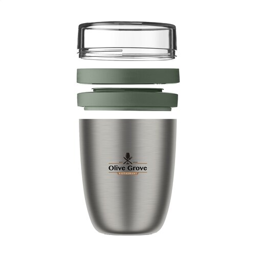 DeBle Mepal Insulated RVS Lunchpot Ellipse 500 ml 2916 met logo bedrukken