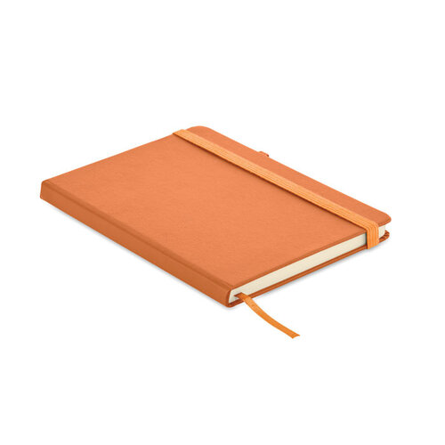DeBle Arpu gerecycled PU A5 notitieboek MO6835 met penhouder bedrukken met logo