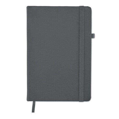 DeBle Arpu gerecycled PU A5 notitieboek MO6835 met penhouder bedrukken met logo