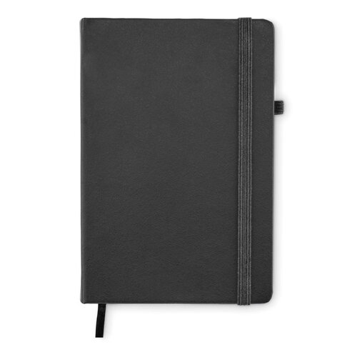 DeBle Arpu gerecycled PU A5 notitieboek MO6835 met penhouder bedrukken met logo