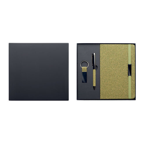 3-delige Geschenkset met Notitieboek en Pen – MO2633