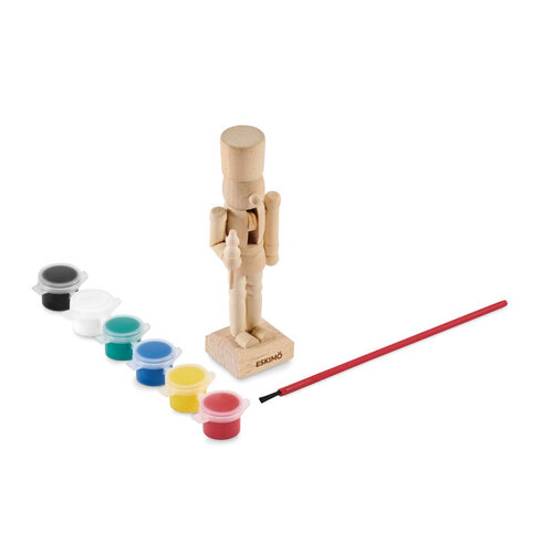 Notenkrakerfiguur schilderset CX1573) met logo