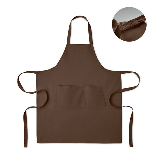 Schort biologisch katoen 240g (MO2249) met logo