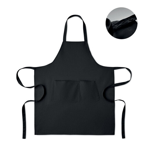 Schort biologisch katoen 240g (MO2249) met logo