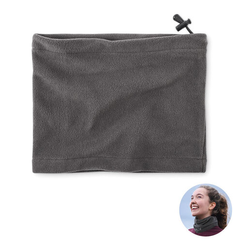 Fleece beanie/neckwarmer (MO2350) met logo