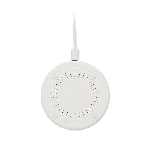 Draadloze kurk oplader 15W MO2593 van gerecycled ABS bedrukken met logo