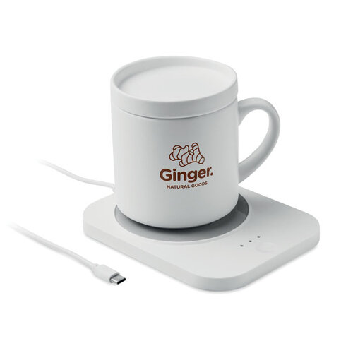 Draadloze (MOkwarmer & oplader set (MO2726) met logo