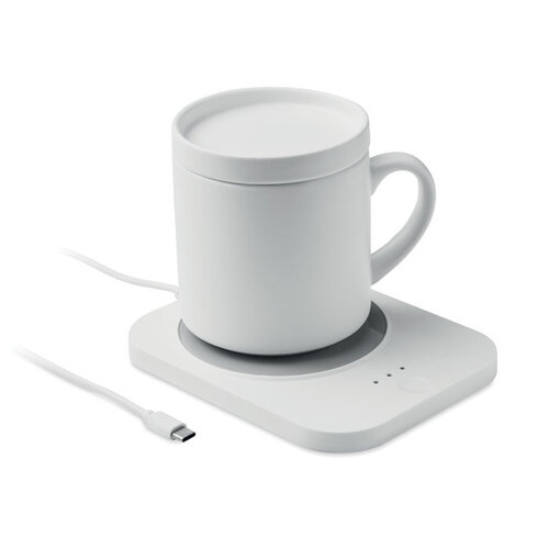 Draadloze (MOkwarmer & oplader set (MO2726) met logo