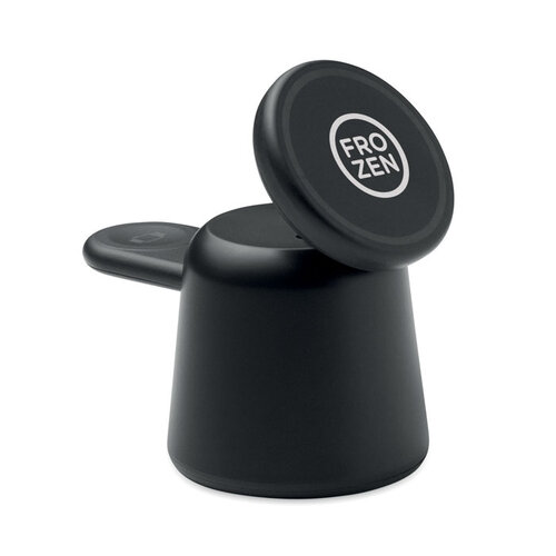 3-in-1 draadloze oplader 15W (MO2732) met logo