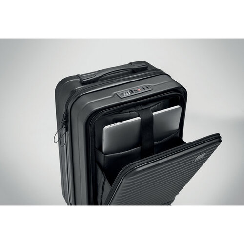 20 inch ABS trolley MO2742 met laptopvak en logo