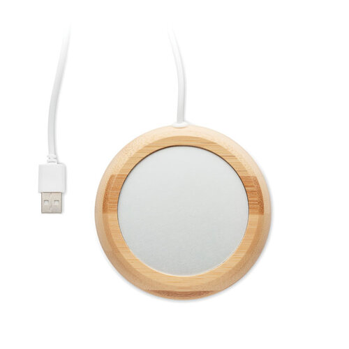 Bamboe (MOkwarmer met USB (MO2592) met logo