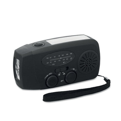 DeBle Multifunctionele Noodradio met Powerbank MO2746 bedrukken met logo