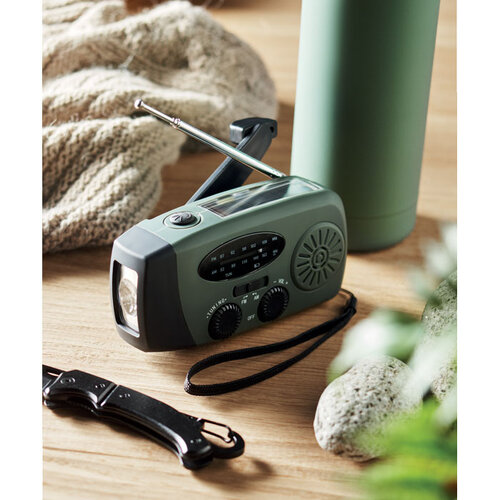 DeBle Multifunctionele Noodradio met Powerbank MO2746 bedrukken met logo