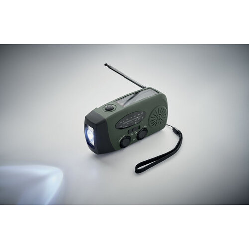 Draagbare radio met LED lamp MO2746