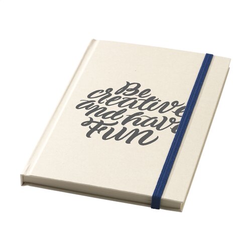 Sugarcane Bagasse Spiral Notebook A5 – 3497, duurzaam relatiegeschenk van FSC Mix-papier en suikerrietafval met hardcover, 80 gelinieerde vellen en wire-o-binding
