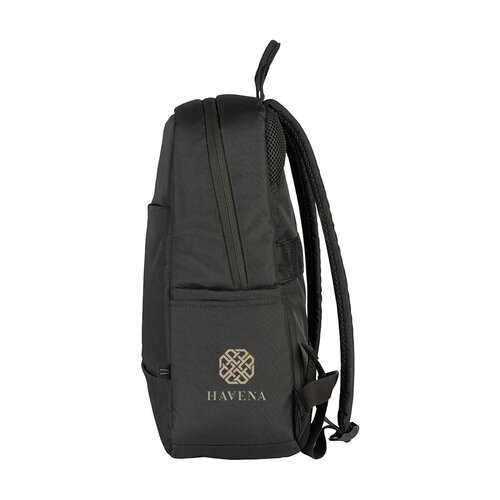 Tucano Global Backpack 15,6 inch met logo – DeBle duurzame laptoprugzak van gerecycled PET met ergonomisch rugpand en laptopvak voor bedrijven