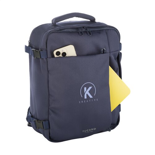 Tucano Tugo 3M Cabin Backpack 16 inch – DeBle handbagage rugzak met laptopvak, ergonomisch rugpand en waterafstotende afwerking voor zakelijk gebruik