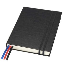 Alder A5 notitieboek met harde kaft – 10625790, duurzaam notitieboek van gerecycled leerachtig plastic met planner, sticky notes en luxe afwerking